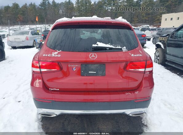 WDC0G4KB5GF059712 2016 MERCEDES-BENZ GLC 300 Красный 