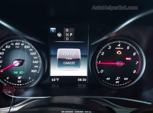 WDC0G4KB8HF174287 2017 MERCEDES-BENZ GLC 300 Серый 