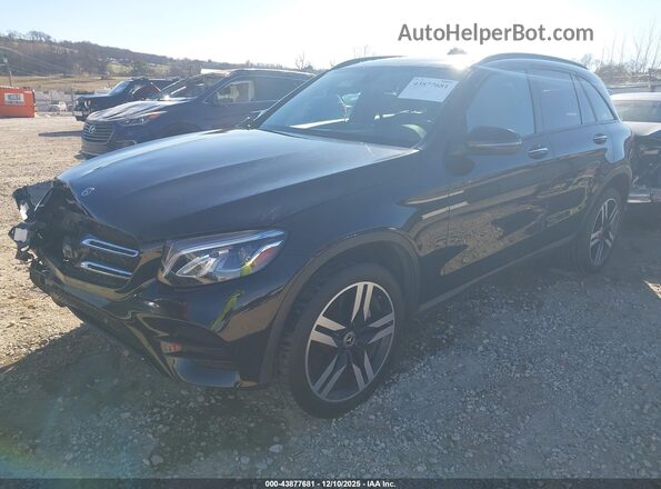 WDC0G4KB8KV147944 2019 MERCEDES-BENZ GLC 300 Черный Передняя левая четверть