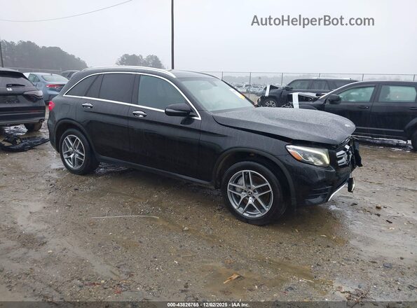 WDC0G4KBXHF248728 2017 MERCEDES-BENZ GLC 300 Черный Передняя правая четверть