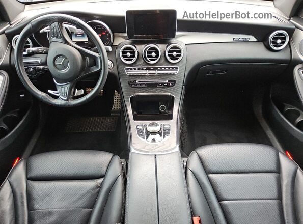 WDC0G4KBXKV189998 2019 MERCEDES-BENZ GLC-CLASS Синий Вид панели приборов
