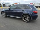 2019 Mercedes-benz Glc 300 4matic Синий vin: WDC0G4KBXKV189998