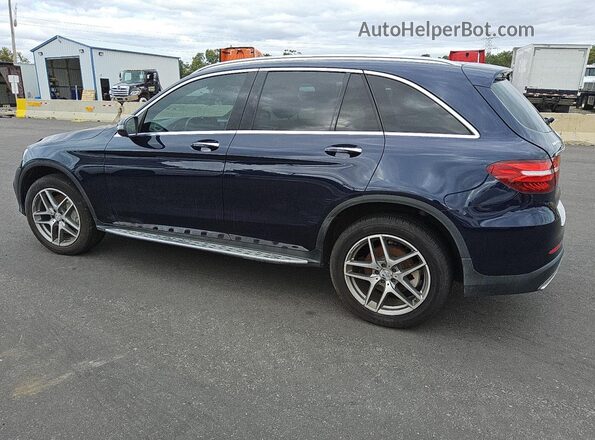 WDC0G4KBXKV189998 2019 MERCEDES-BENZ GLC-CLASS Синий Задняя левая четверть