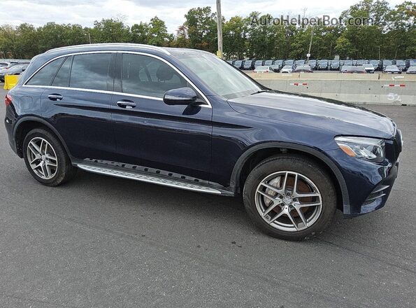 WDC0G4KBXKV189998 2019 MERCEDES-BENZ GLC-CLASS Синий Передняя правая четверть