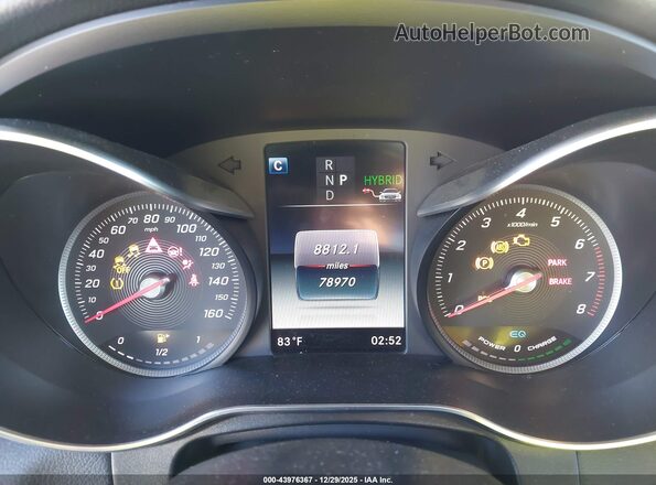 WDC0G5EB2KF619938 2019 MERCEDES-BENZ GLC 350E Белый Вид задних сидений