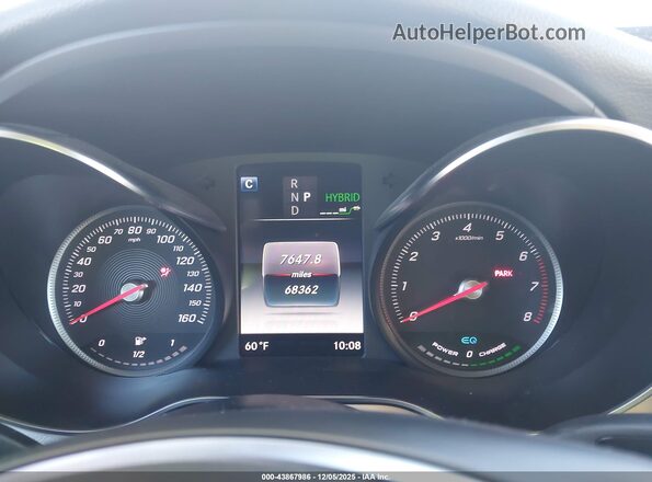 WDC0G5EB9KF569247 2019 MERCEDES-BENZ GLC 350E Blue Widok tylnych siedzeń