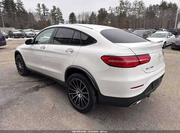WDC0J4KB4HF247799 2017 MERCEDES-BENZ GLC 300 COUPE White Rear left