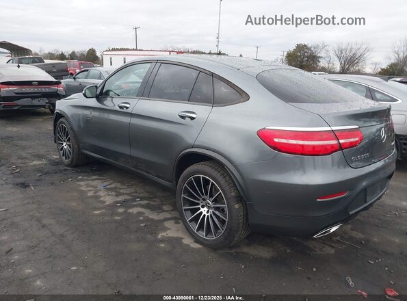 WDC0J4KB9JF296017 2018 MERCEDES-BENZ GLC 300 COUPE Gray Rear left