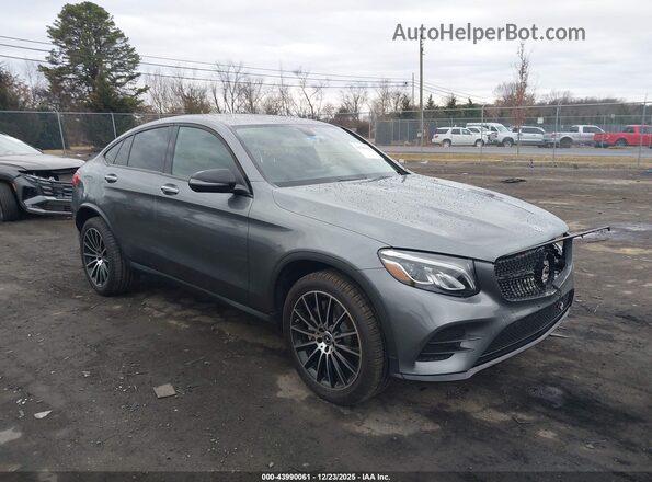 WDC0J4KB9JF296017 2018 MERCEDES-BENZ GLC 300 COUPE Gray Front right