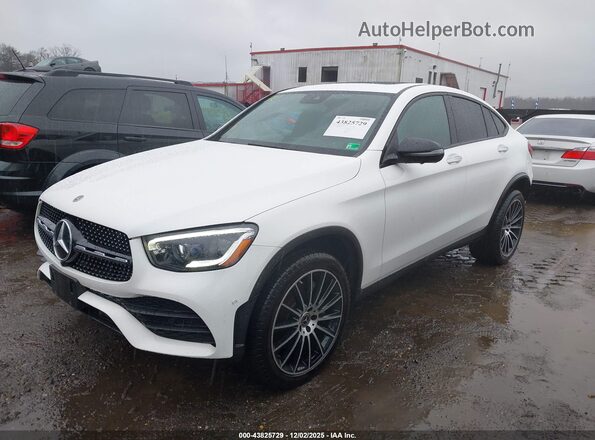 WDC0J8EB0LF699566 2020 MERCEDES-BENZ GLC 300 COUPE White Առջևի ձախ երեք քառորդ տեսարան