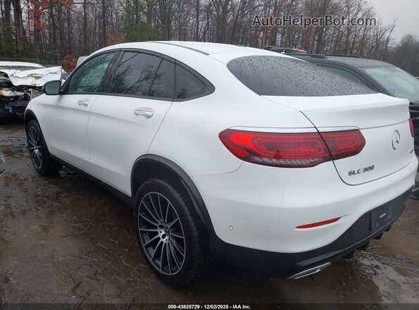 WDC0J8EB0LF699566 2020 MERCEDES-BENZ GLC 300 COUPE White Հետևի ձախ