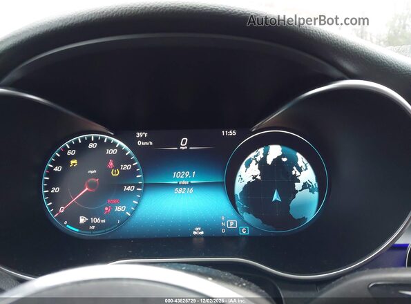 WDC0J8EB0LF699566 2020 MERCEDES-BENZ GLC 300 COUPE White Հետևի նստատեղերի տեսք