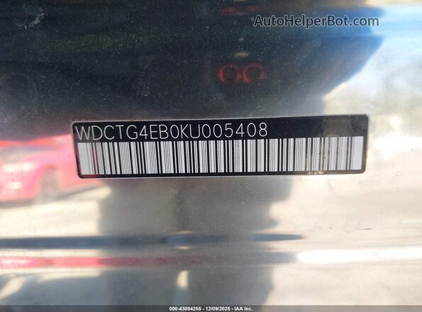 WDCTG4EB0KU005408 2019 MERCEDES-BENZ GLA 250 White 