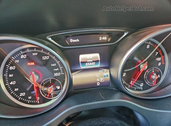 WDCTG4EB0LJ688360 2020 MERCEDES-BENZ GLA Blue Instrument cluster view