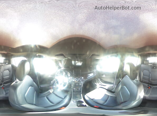 WDCTG4EB3GJ202369 2016 MERCEDES-BENZ GLA White Widok wnętrza 360 stopni