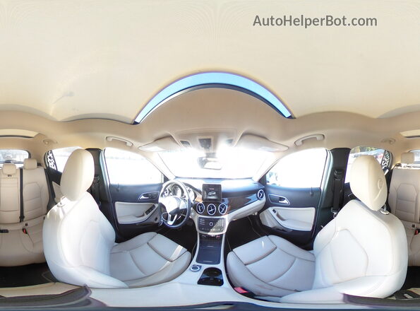 WDCTG4EB4GJ192080 2016 MERCEDES-BENZ GLA Белый Панорамный вид салона 360°