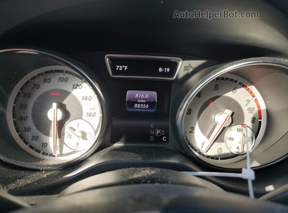 WDCTG4EB4GJ192080 2016 MERCEDES-BENZ GLA Белый Вид щитка приборов