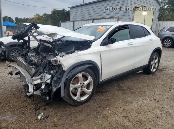 WDCTG4EB4JJ482195 2018 MERCEDES-BENZ GLA Белый Передняя левая четверть