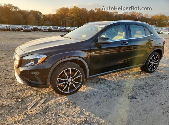 WDCTG4EB6HJ316349 2017 MERCEDES-BENZ GLA Black Առջևի ձախ երեք քառորդ տեսարան