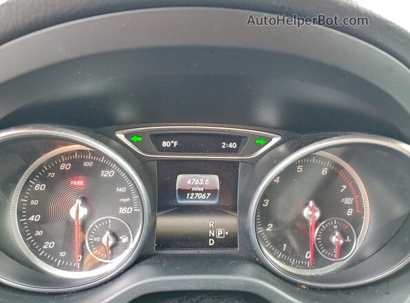 WDCTG4EB6JJ458724 2018 MERCEDES-BENZ GLA Black Widok zestawu wskaźników