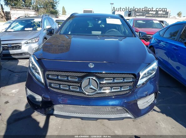 WDCTG4EB6JJ529646 2018 MERCEDES-BENZ GLA 250 Blue Widok wnętrza z tyłu