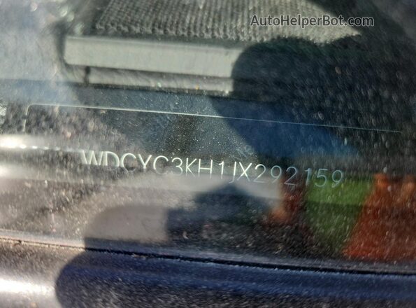 WDCYC3KH1JX292159 2018 MERCEDES-BENZ G-CLASS Серый Вид наклейки с VIN-кодом