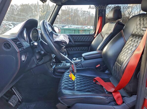 WDCYC7DF0HX264057 2017 MERCEDES-BENZ G-CLASS Красный Вид салона спереди