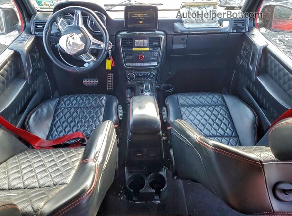 WDCYC7DF0HX264057 2017 MERCEDES-BENZ G-CLASS Красный Вид панели приборов