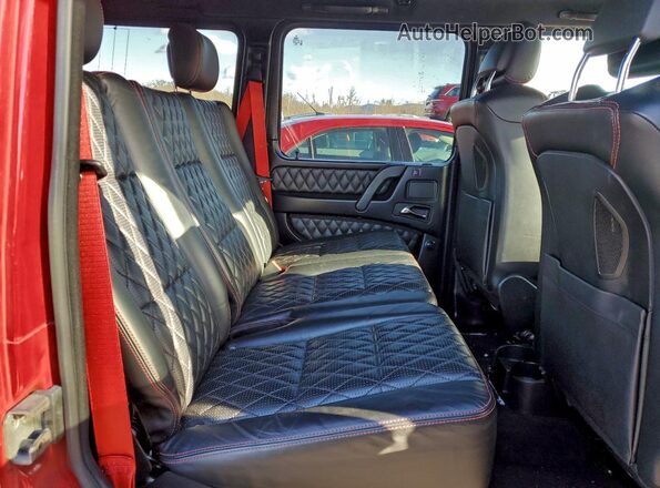WDCYC7DF0HX264057 2017 MERCEDES-BENZ G-CLASS Красный Вид задней части салона