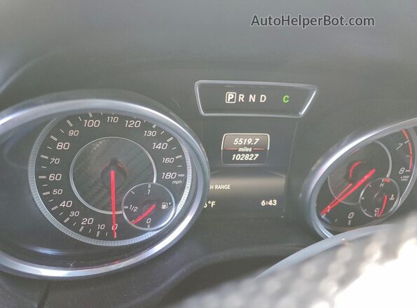 WDCYC7DF0HX264057 2017 MERCEDES-BENZ G-CLASS Красный Вид щитка приборов
