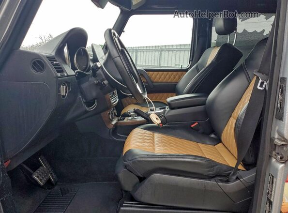 WDCYC7DF1HX270191 2017 MERCEDES-BENZ G-CLASS Silver Widok wnętrza z przodu