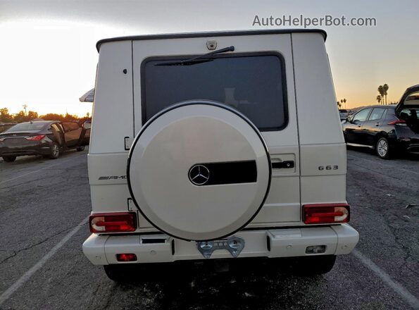 WDCYC7DF3HX267311 2017 MERCEDES-BENZ G-CLASS White Widok wnętrza z przodu
