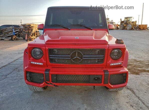 WDCYC7DF6GX243728 2016 MERCEDES-BENZ G-CLASS Red Widok z przodu