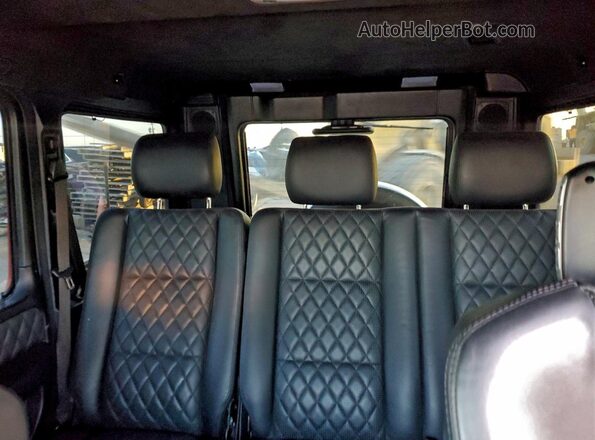 WDCYC7DF6GX243728 2016 MERCEDES-BENZ G-CLASS Red Widok tylnych siedzeń