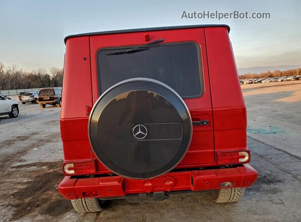 WDCYC7DF6GX243728 2016 MERCEDES-BENZ G-CLASS Red Widok z tyłu