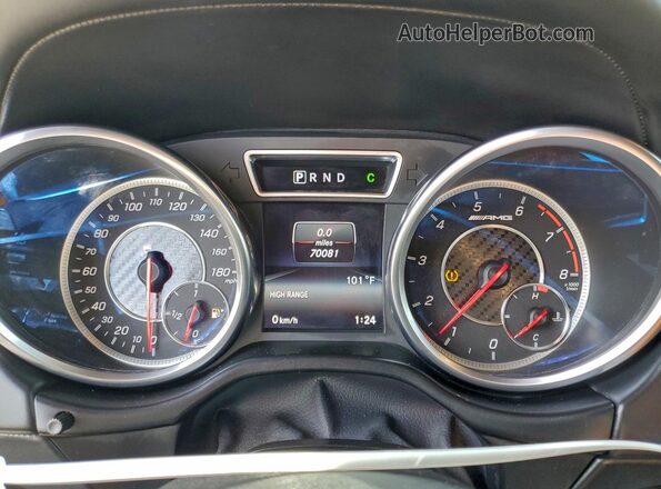 WDCYC7DH4JX290877 2018 MERCEDES-BENZ G-CLASS Black Instrument cluster view