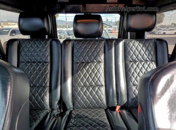 WDCYC7DH4JX290877 2018 MERCEDES-BENZ G-CLASS Black Rear seats view