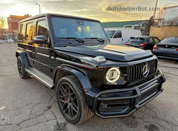 WDCYC7HJ7KX310375 2019 MERCEDES-BENZ G-CLASS Черный Передняя правая четверть