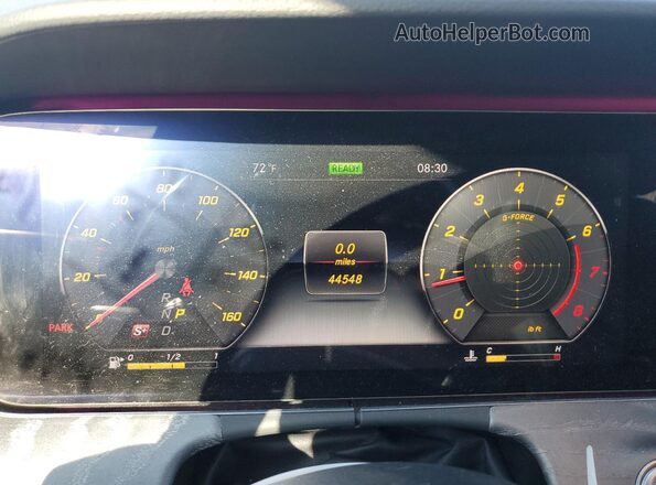 WDD2J5JB5KA035736 2019 MERCEDES-BENZ CLS-CLASS Black Вид щитка приладів