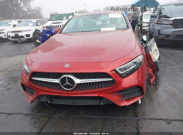 WDD2J5JB5KA040029 2019 MERCEDES-BENZ CLS-CLASS Red Widok wnętrza z tyłu