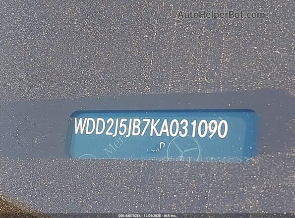 WDD2J5JB7KA031090 2019 MERCEDES-BENZ CLS-CLASS Черный Вид подкапотного пространства