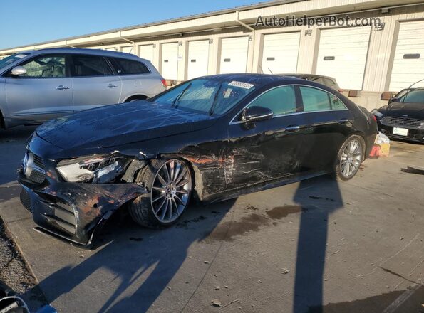 WDD2J5JB8KA014282 2019 MERCEDES-BENZ CLS-CLASS Black Передня ліва чверть
