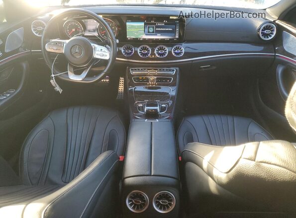WDD2J5JB8KA014282 2019 MERCEDES-BENZ CLS-CLASS Black Вид панелі приладів
