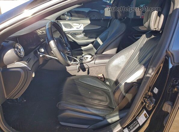 WDD2J5KB7KA019567 2019 MERCEDES-BENZ CLS-CLASS Black Вид салону спереду