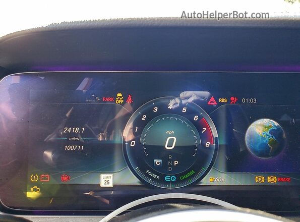 WDD2J5KB7KA019567 2019 MERCEDES-BENZ CLS-CLASS Black Вид щитка приладів