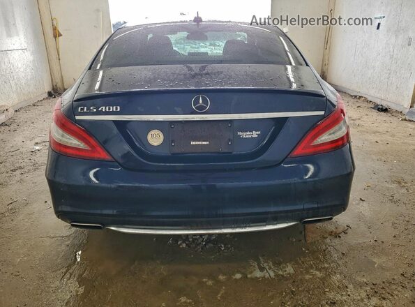WDDLJ6FB8GA175452 2016 MERCEDES-BENZ CLS-CLASS Blue Widok z tyłu