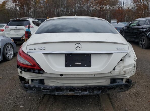 WDDLJ6HB8GA163301 2016 MERCEDES-BENZ CLS-CLASS White Widok z tyłu