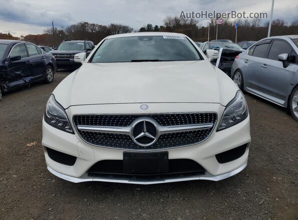 WDDLJ6HB8GA163301 2016 MERCEDES-BENZ CLS-CLASS White Widok z przodu