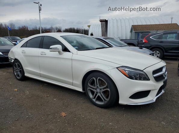 WDDLJ6HB8GA163301 2016 MERCEDES-BENZ CLS-CLASS White Przód prawy