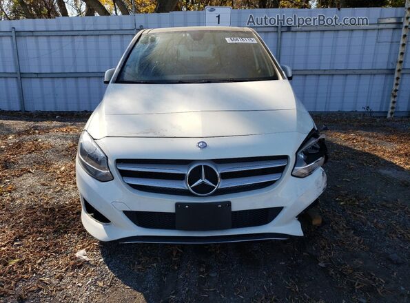 WDDMH4EB6HJ439274 2017 MERCEDES-BENZ B-CLASS White წინა ხედი